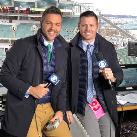 Spero Dedes with his colleague